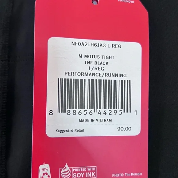 NWT The North Face Motus Tight - Men's Size Large/Regular - Picture 8 of 8